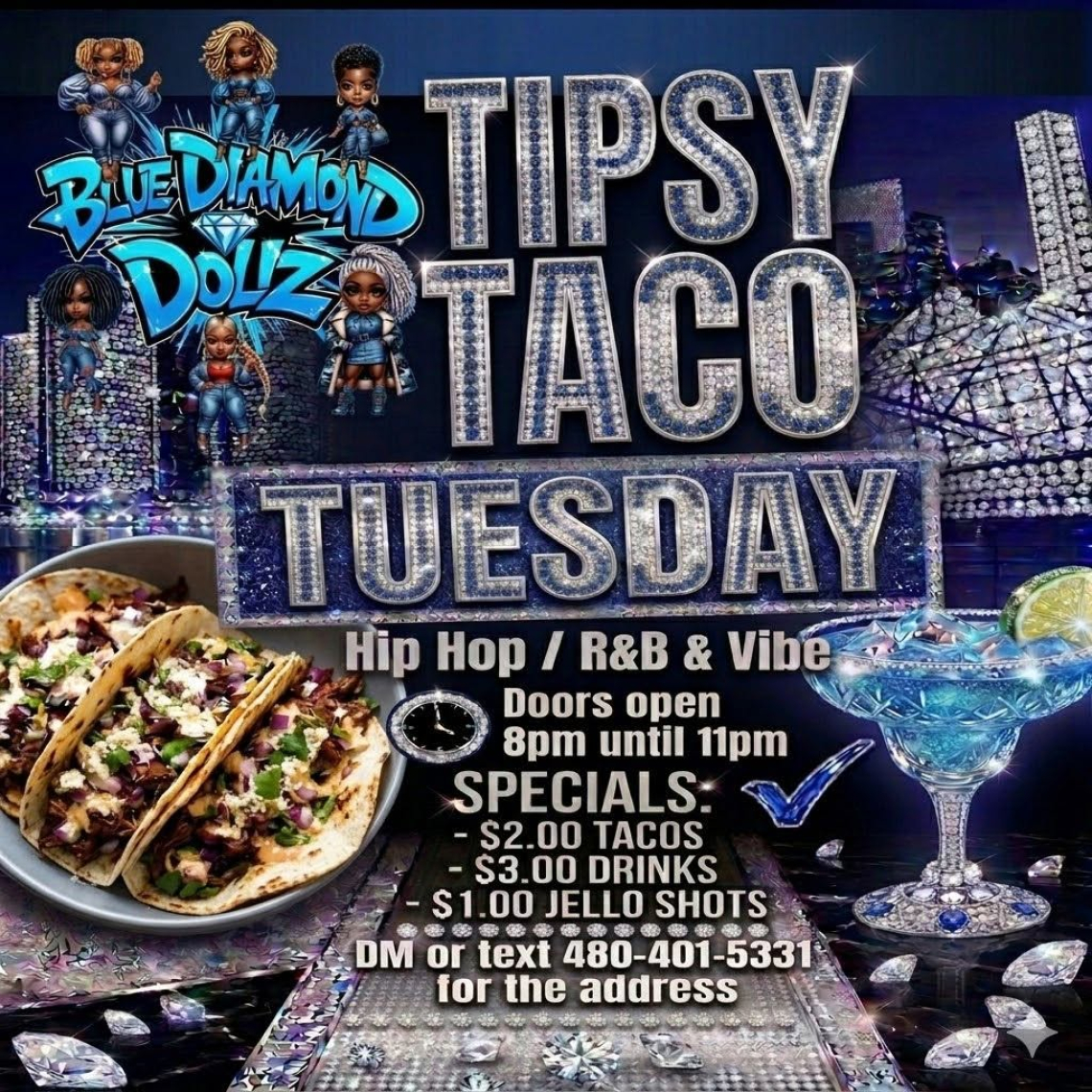 Blue Diamond Dollz Tipsy Taco Tuesday