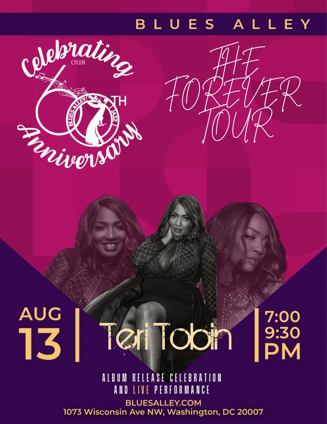 Teri Tobin – The Forever Tour @ Blues Alley